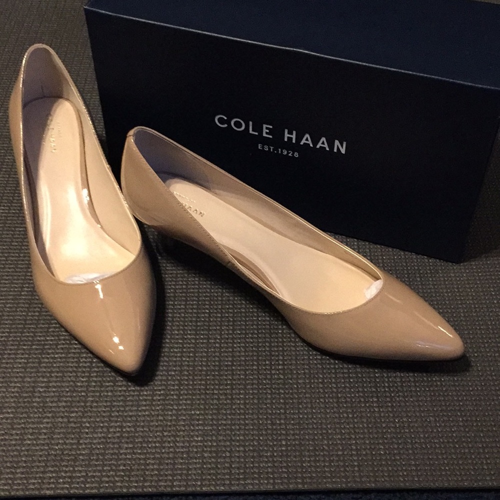 NIB Cole Haan Juliana Maple Patent Size 10 Heels